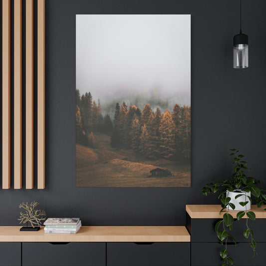 Smokey Mountains, Forest, Fog - Classic Canvas