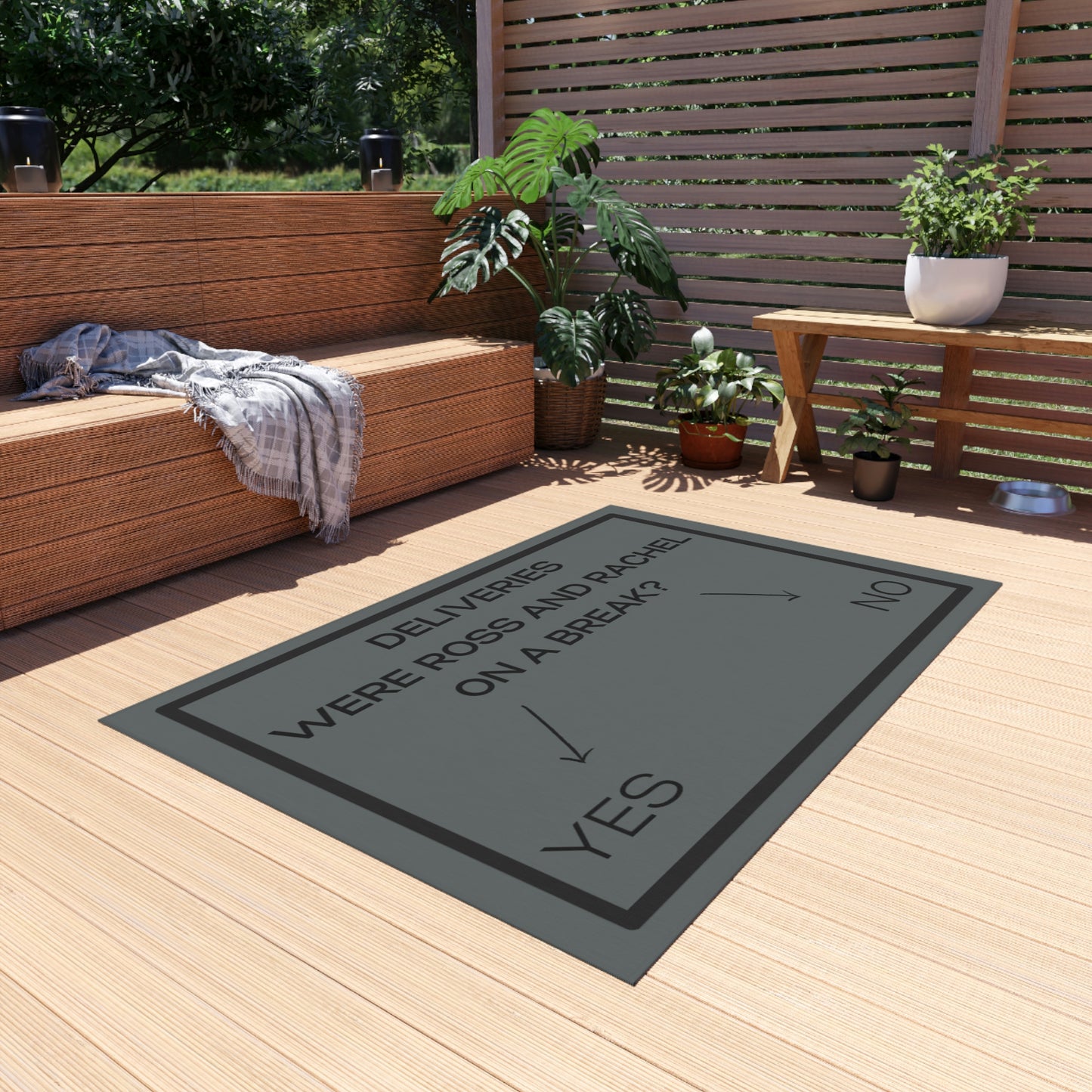 On a Break - Outdoor Rug (Gray)