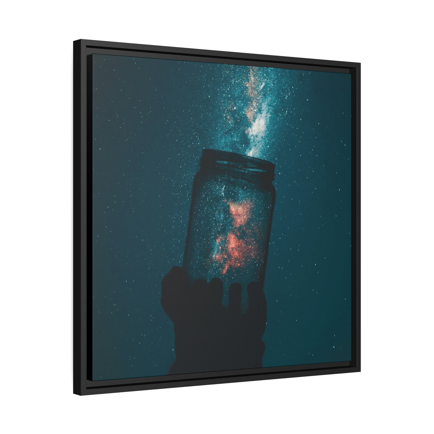 Star Catcher - Matte Canvas, Black Frame