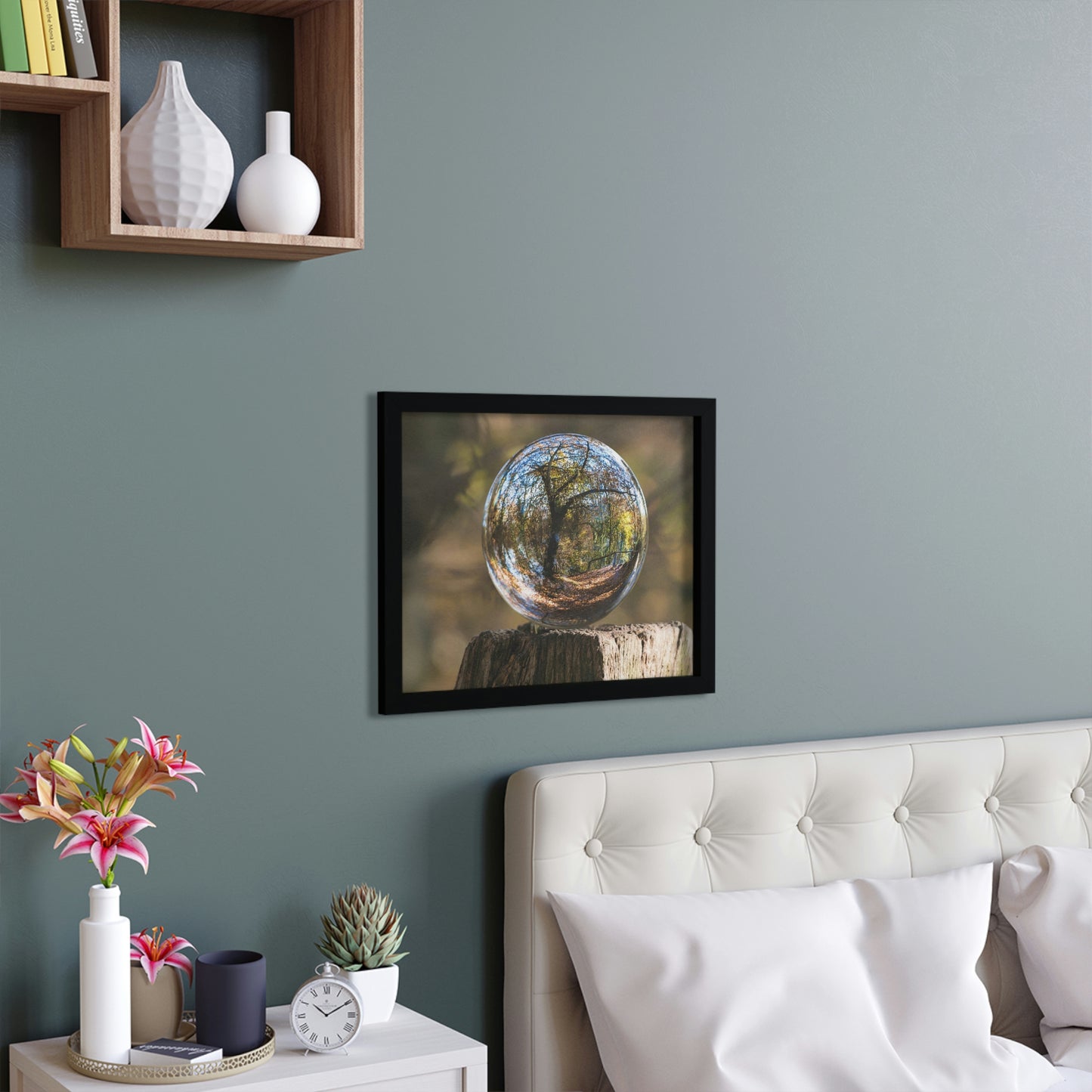Forest Globe - Framed Poster, Horizontal