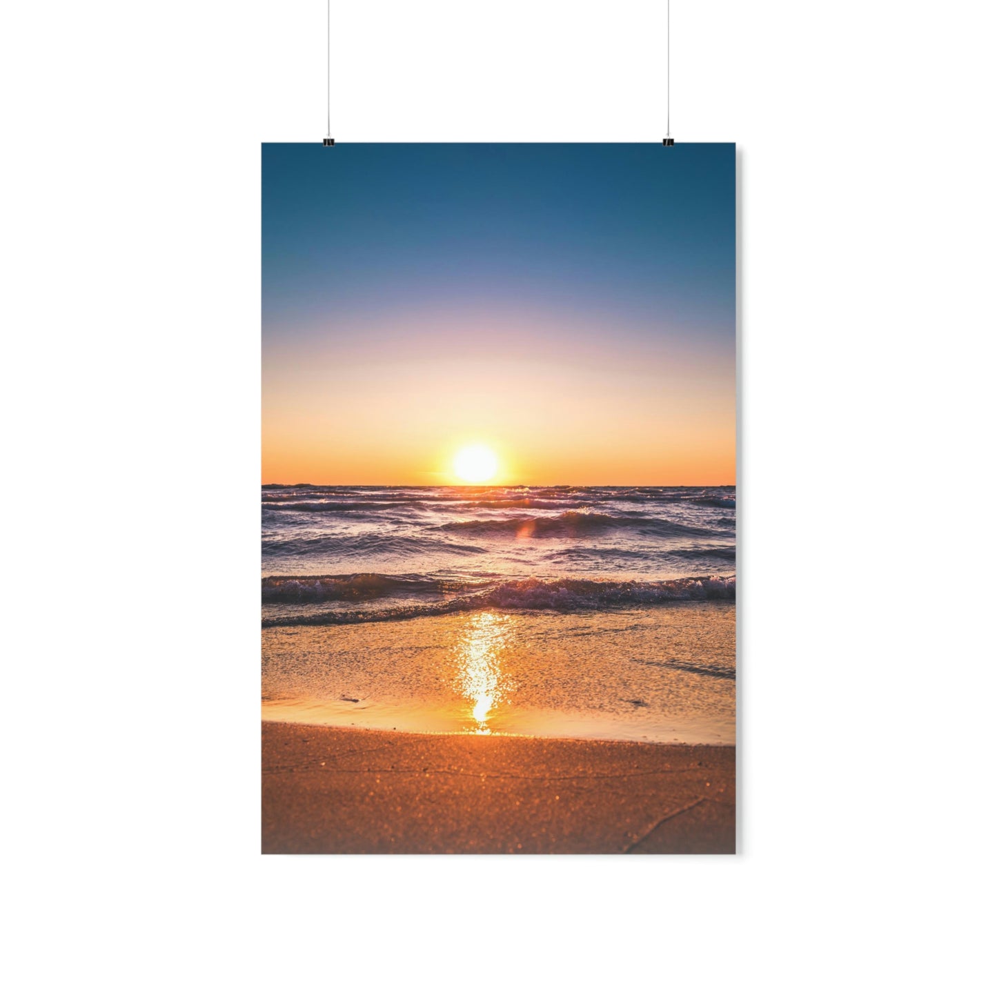 Beach Sunset Premium Matte Vertical Posters