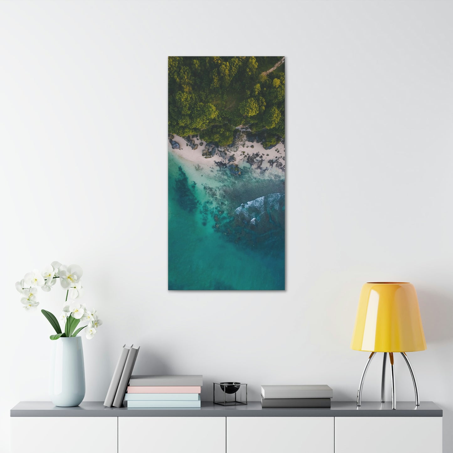 Ocean Waves - Polyester Canvas