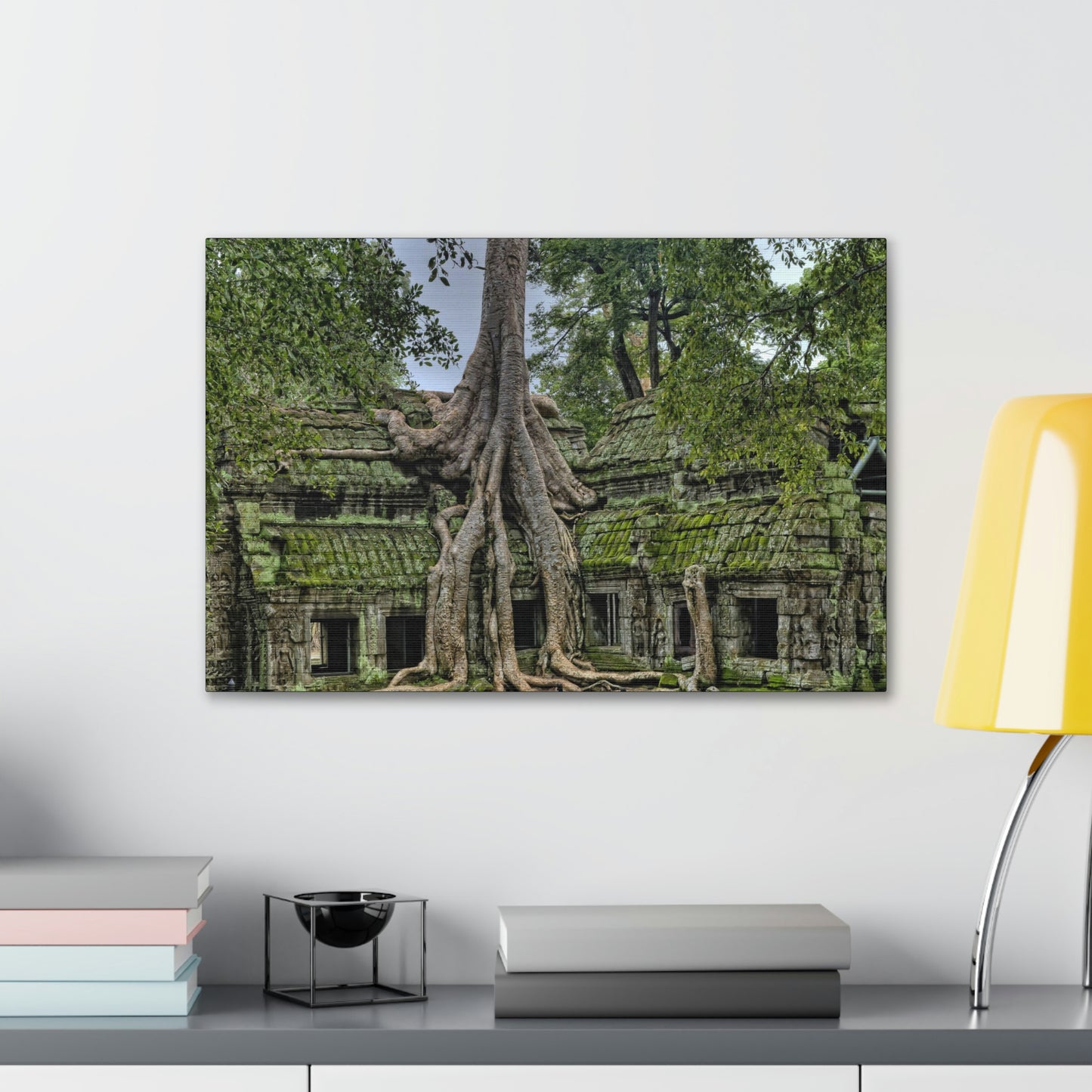 Jungle Temple - nature, trees Canvas Gallery Wraps
