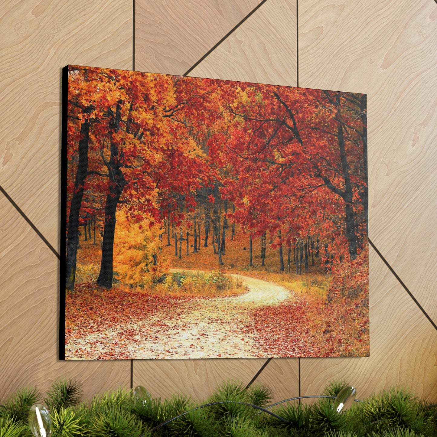 Fall Trail - Foliage forest - Canvas Gallery Wraps