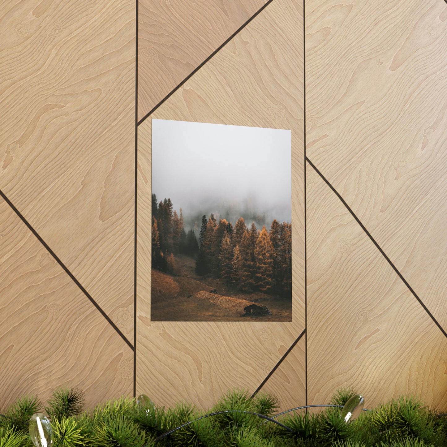 Smokey Mountains, Forest, Fog - Premium Matte Vertical Posters