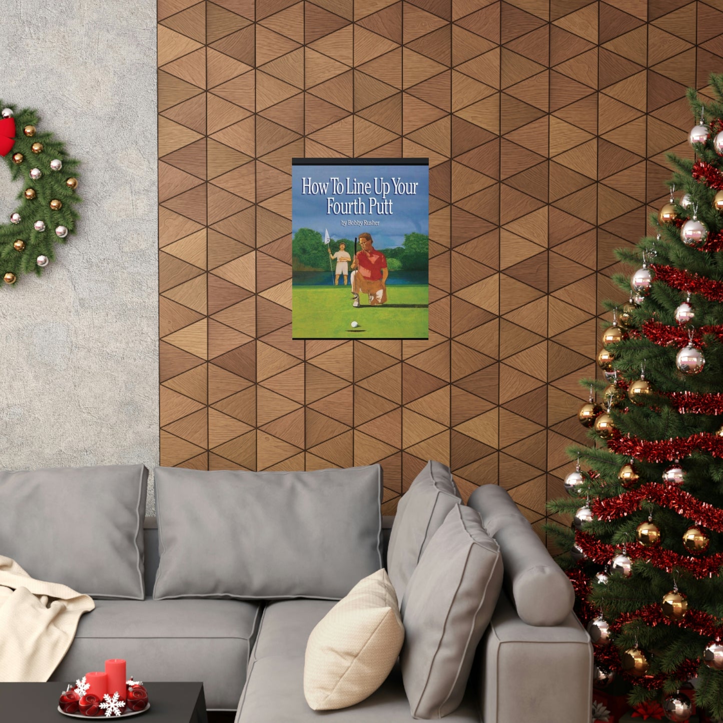 How to Line Up Your fourth Putt - Matte Vertical Posters