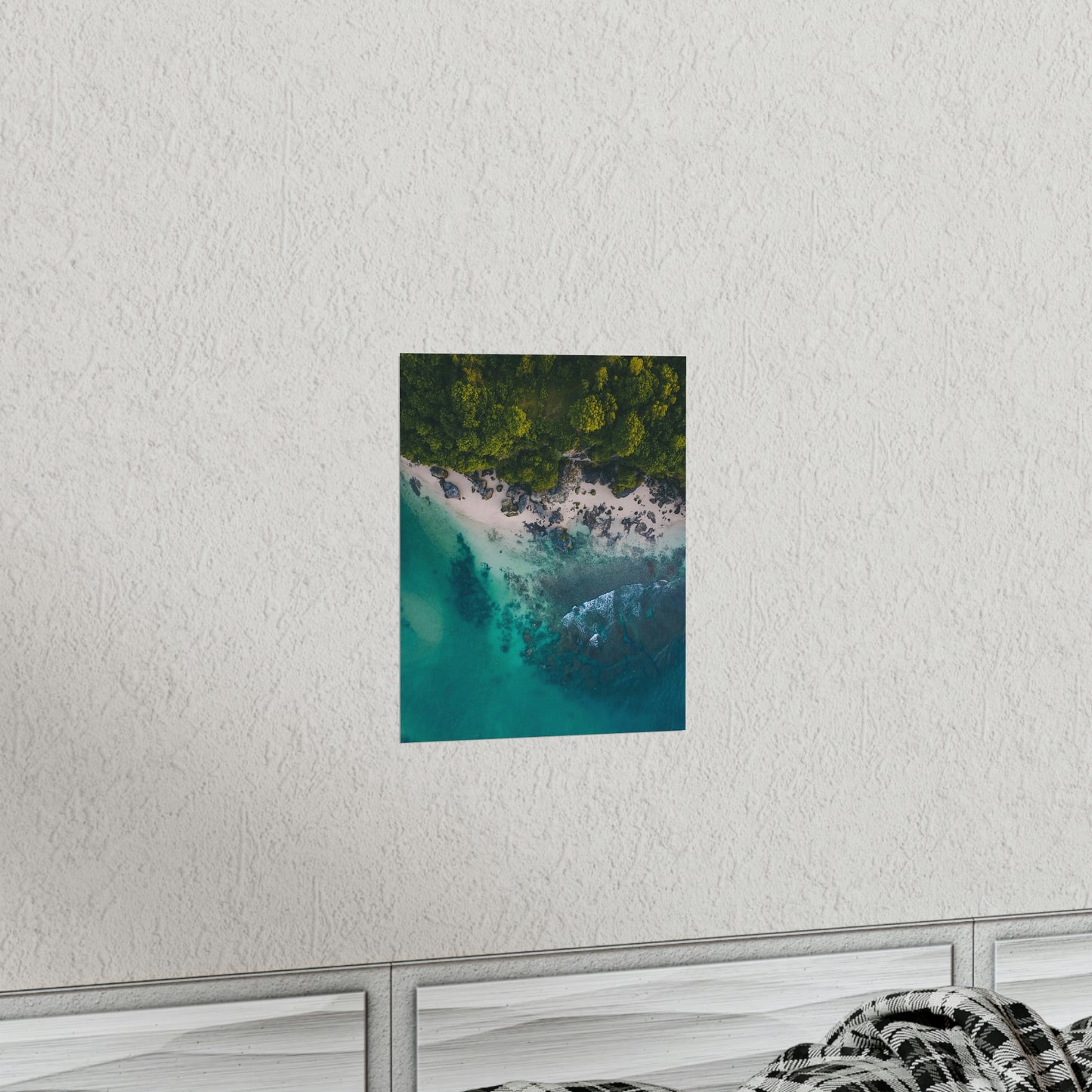 Scenic Beach Waves Premium Matte Poster