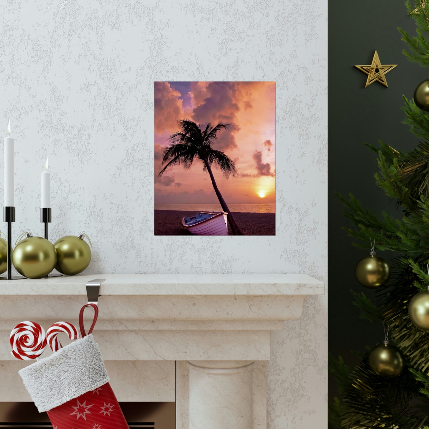 Beach Sunset Premium Matte Vertical Posters