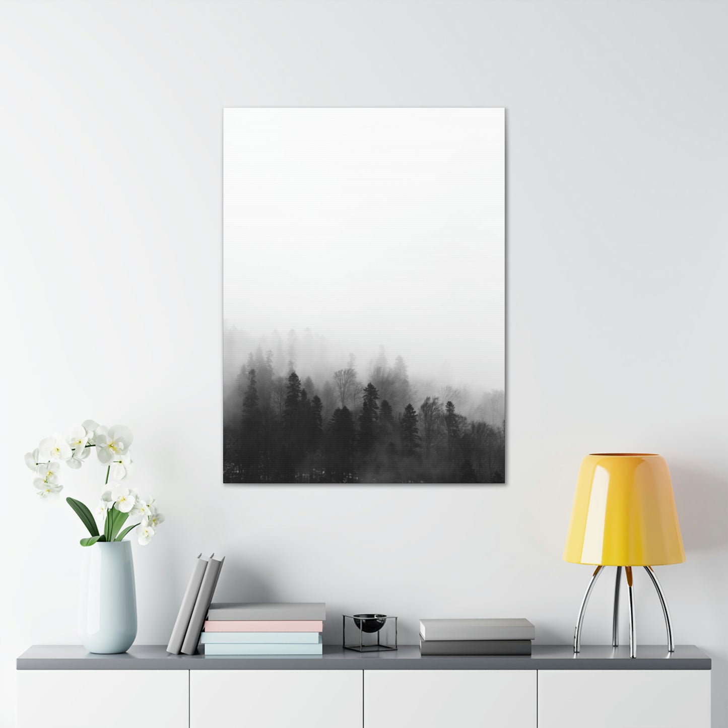 B&W Forest - Canvas Gallery Wraps