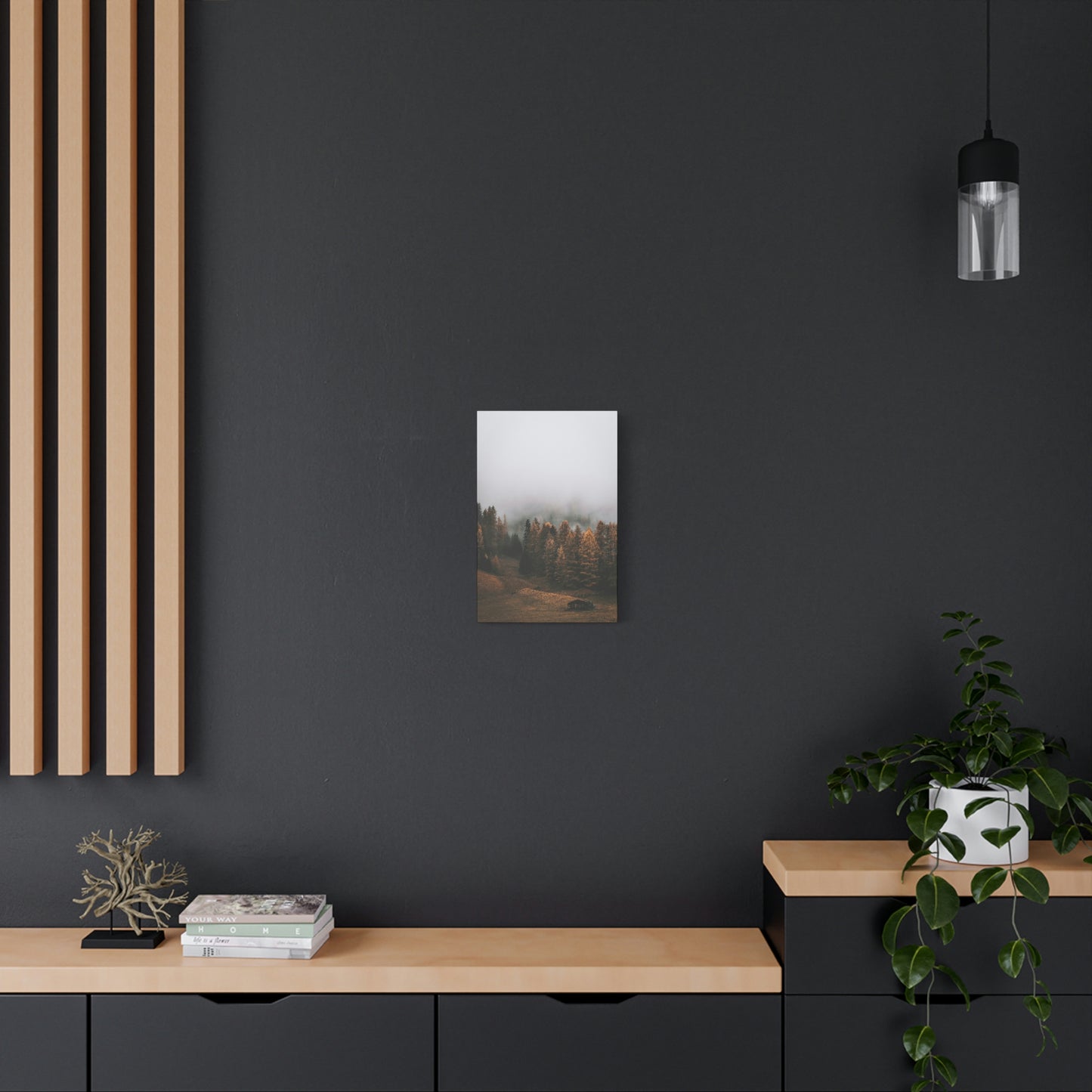 Smokey Mountains, Forest, Fog - Classic Canvas