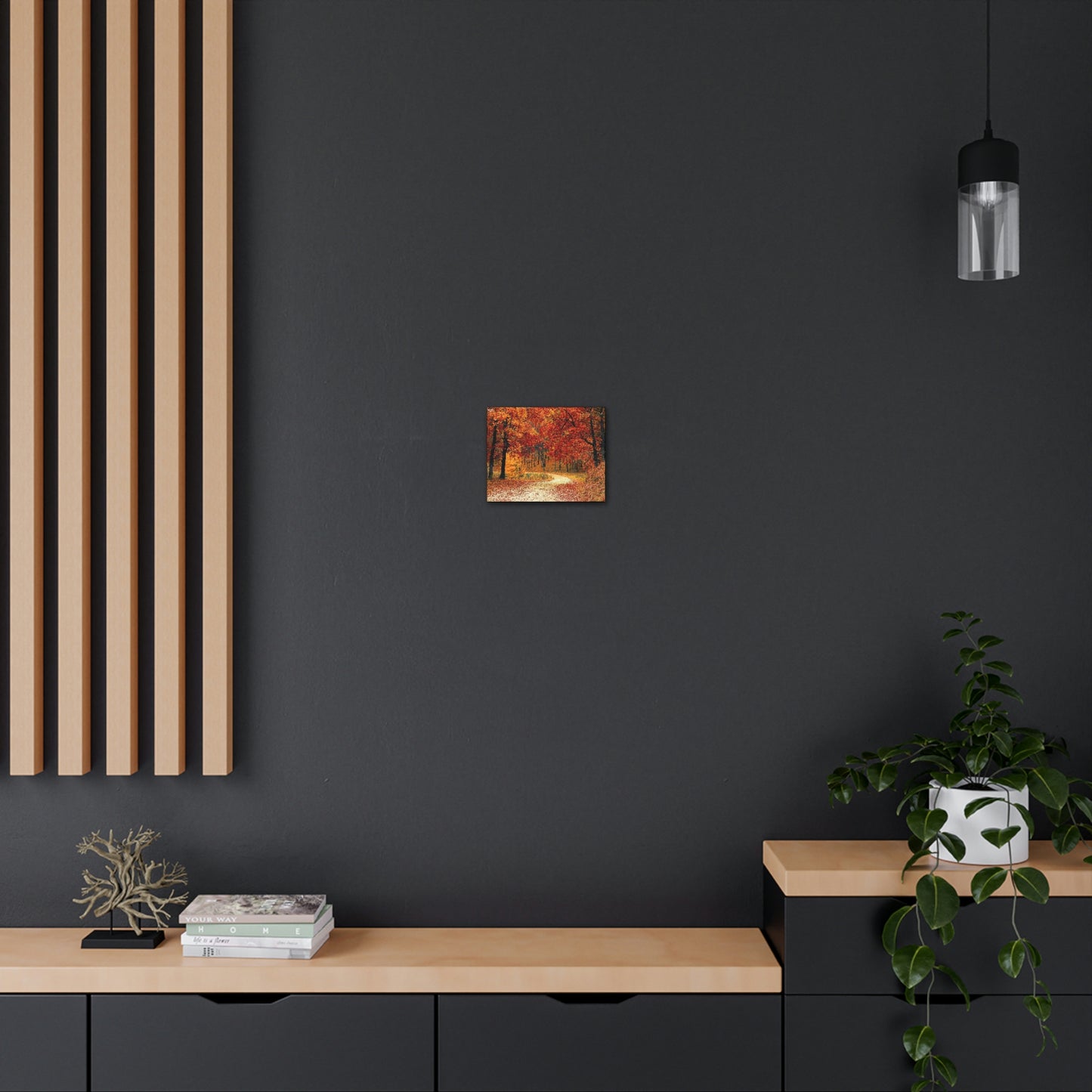 Fall Trail - Foliage forest - Canvas Gallery Wraps