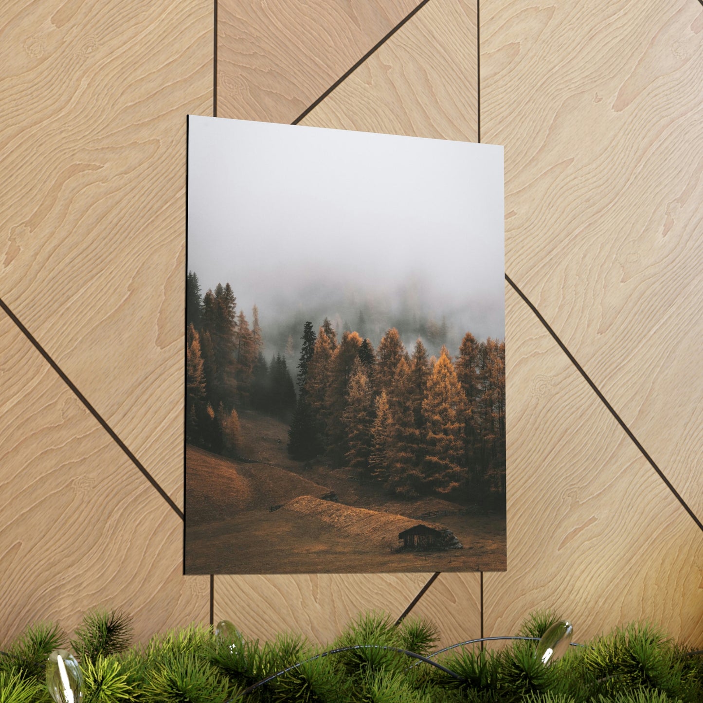 Smokey Mountains, Forest, Fog - Premium Matte Vertical Posters