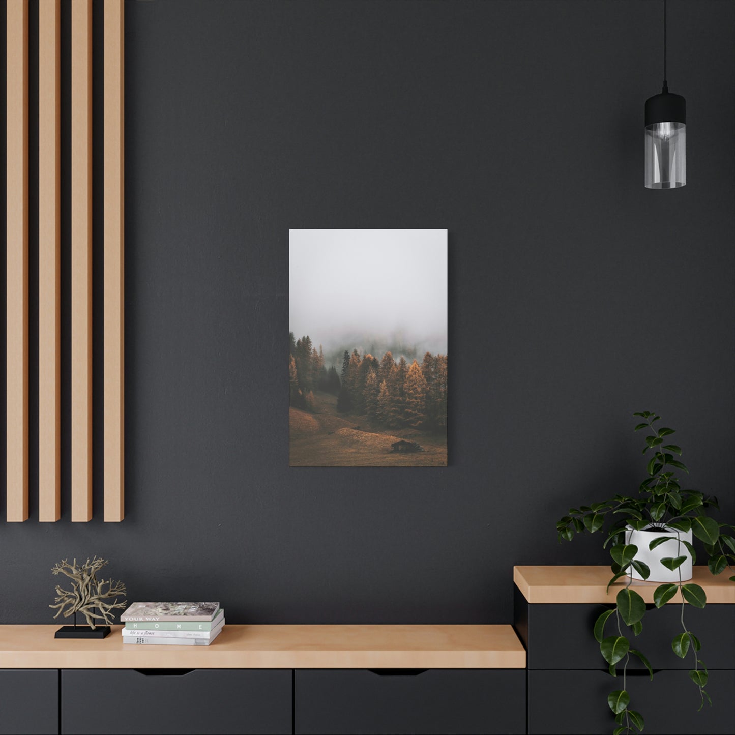 Smokey Mountains, Forest, Fog - Classic Canvas