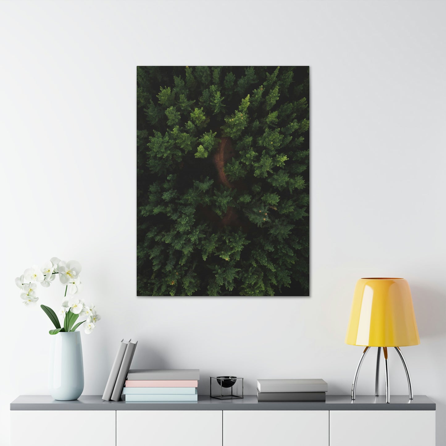 Forest eagle-view - Canvas Gallery Wraps