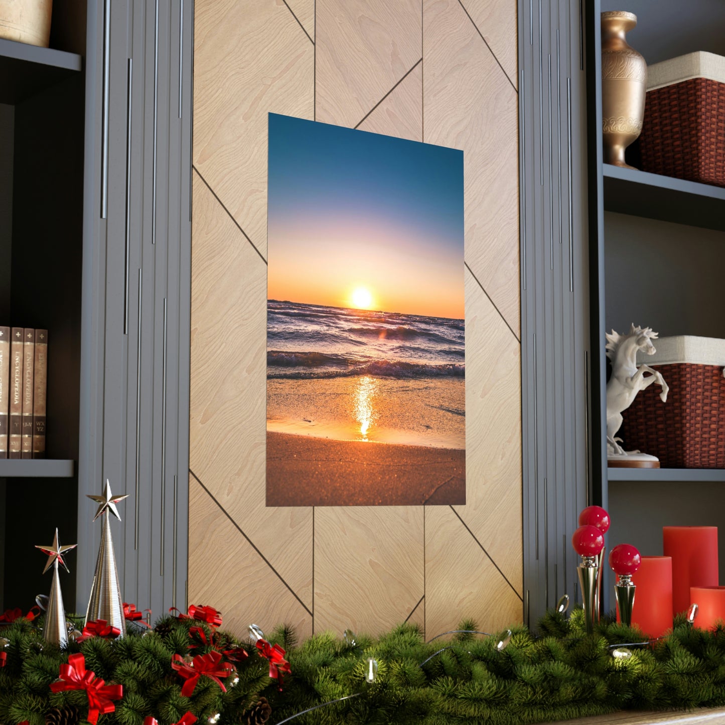 Beach Sunset Premium Matte Vertical Posters