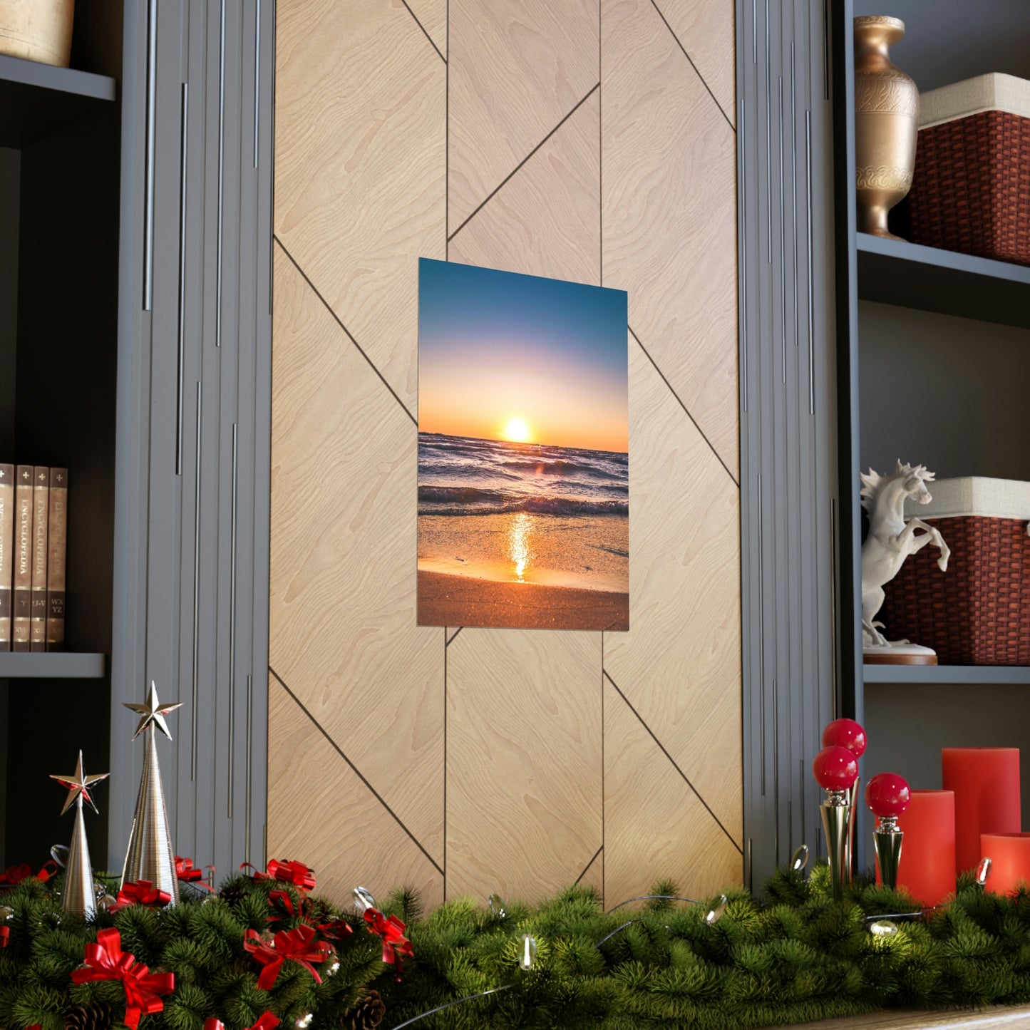 Beach Sunset Premium Matte Vertical Posters