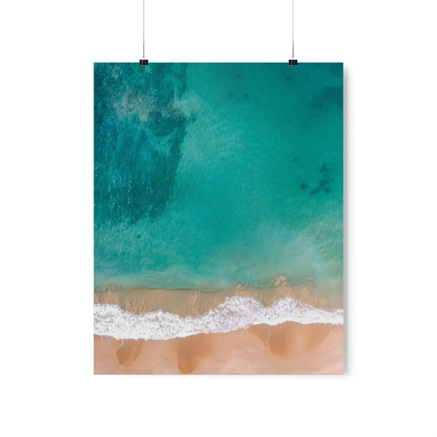 Beach Waves Matte Vertical Posters