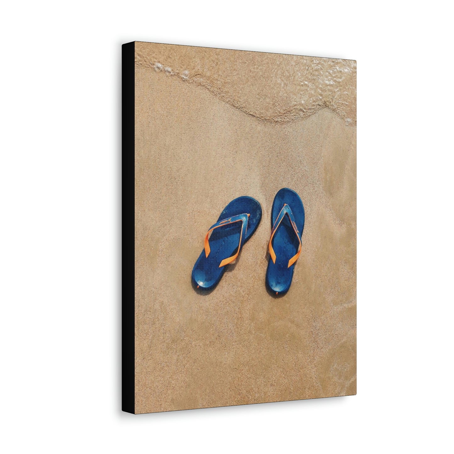 Beachin flip flops - Canvas Gallery Wraps