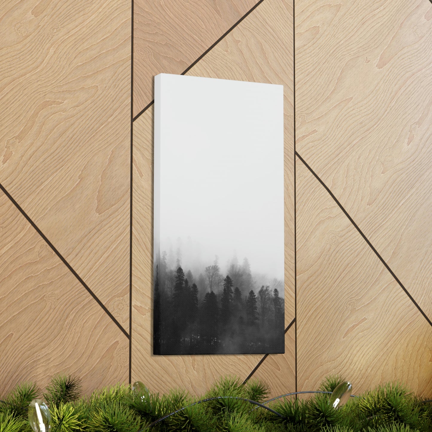 B&W Forest - Canvas Gallery Wraps