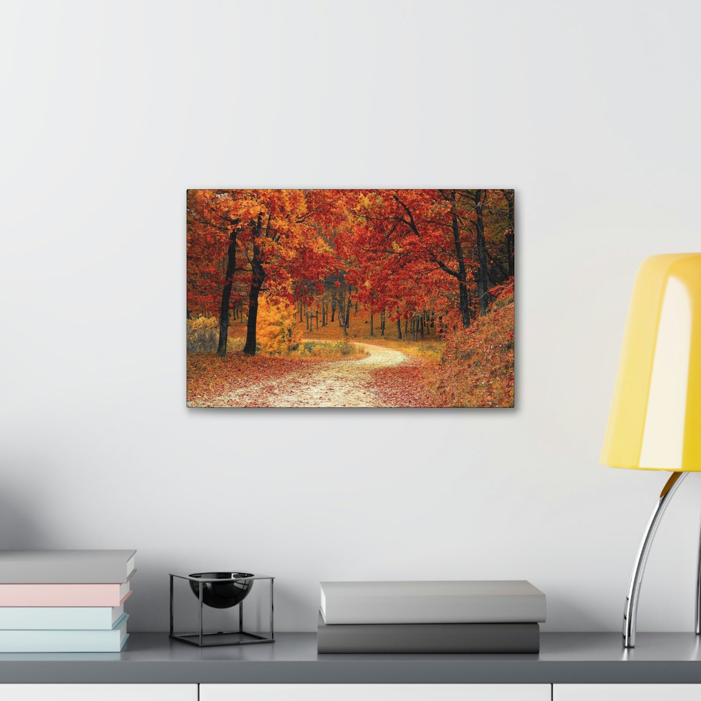 Fall Trail - Foliage forest - Canvas Gallery Wraps