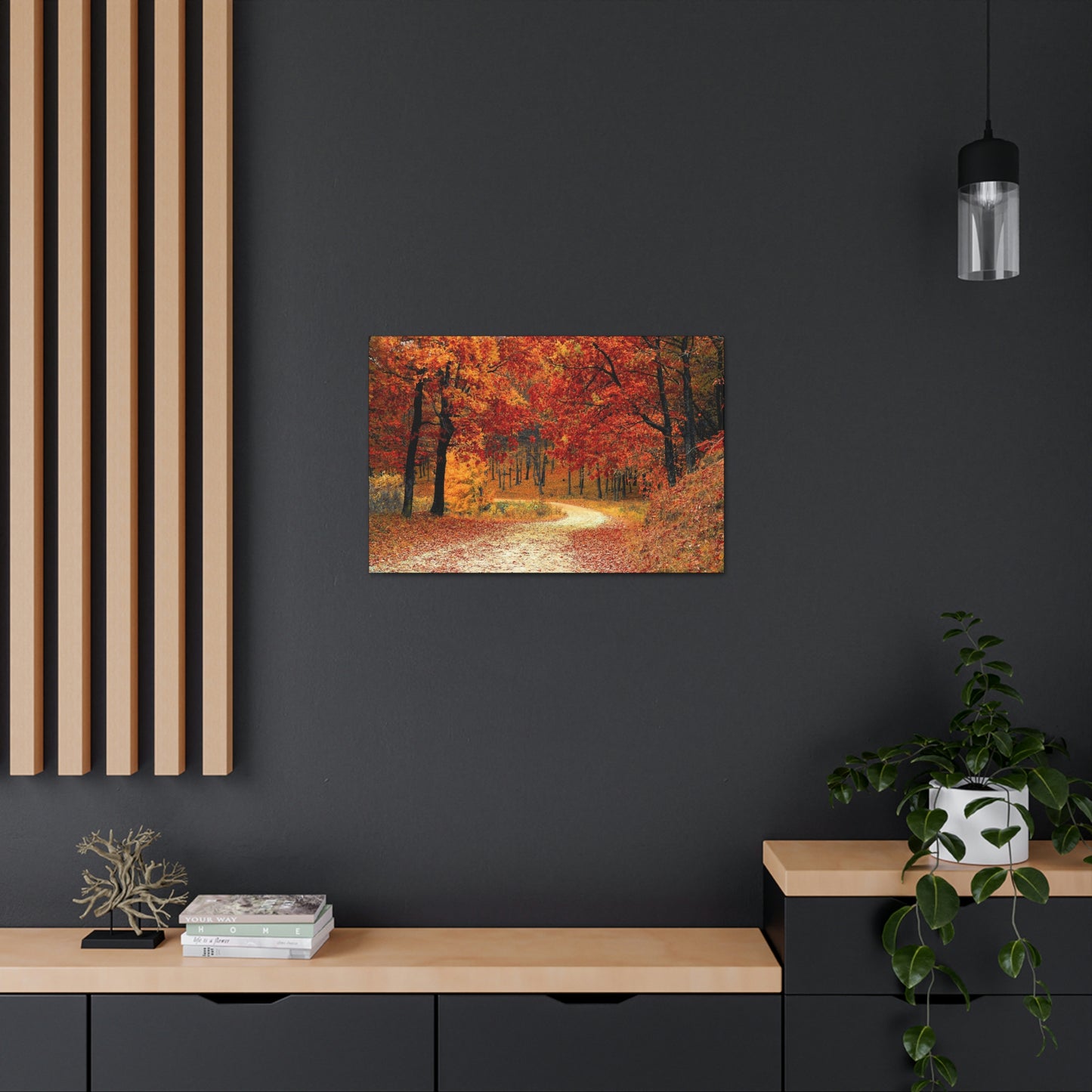 Fall Trail - Foliage forest - Canvas Gallery Wraps