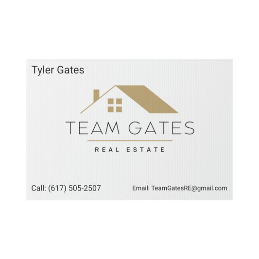 Team Gates - Yard Sign