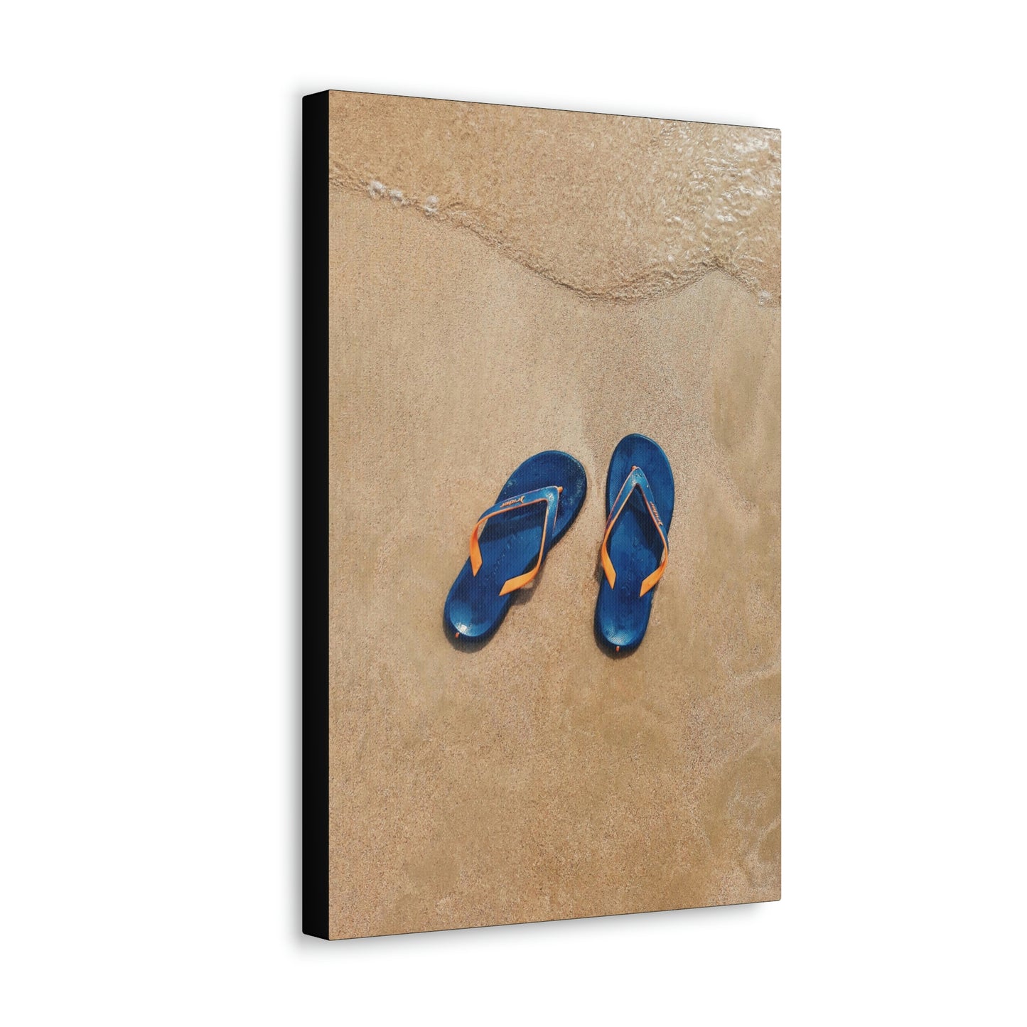 Beachin flip flops - Canvas Gallery Wraps