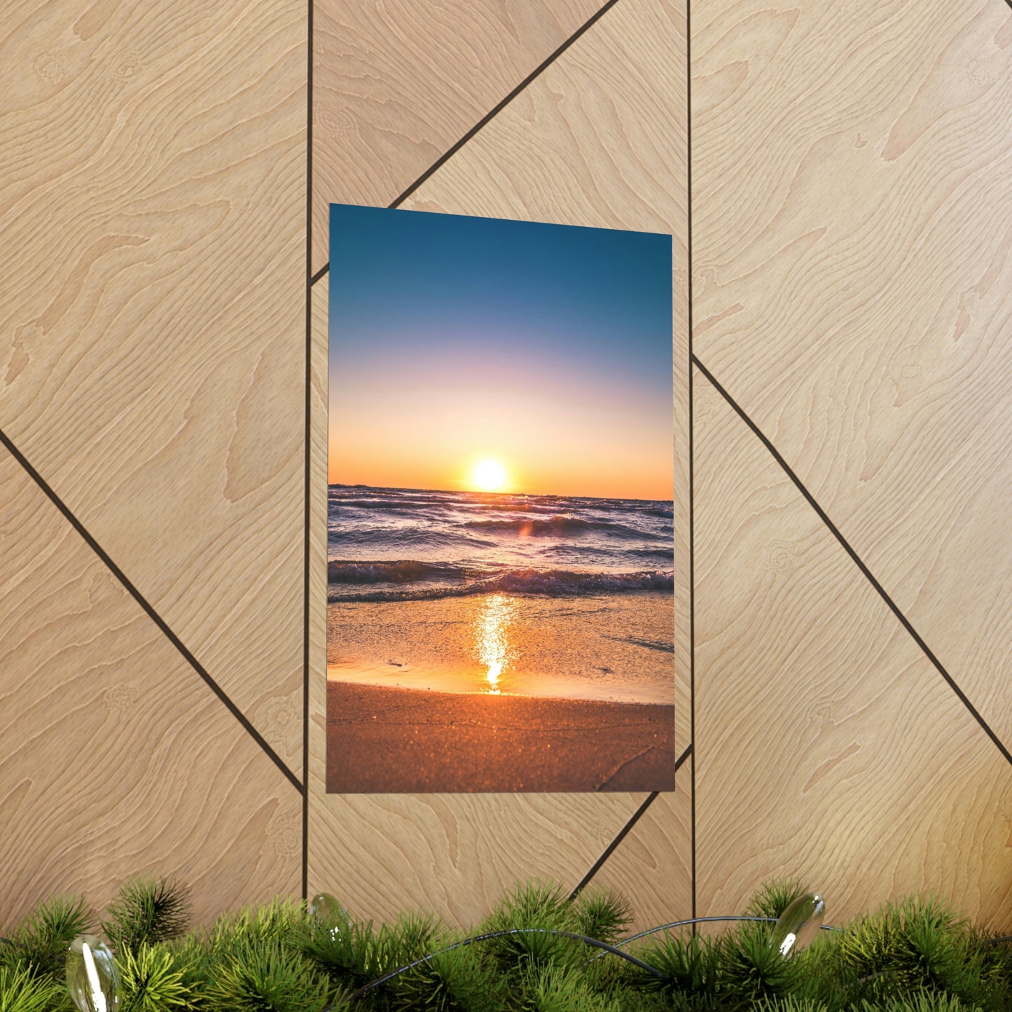 Beach Sunset Premium Matte Vertical Posters