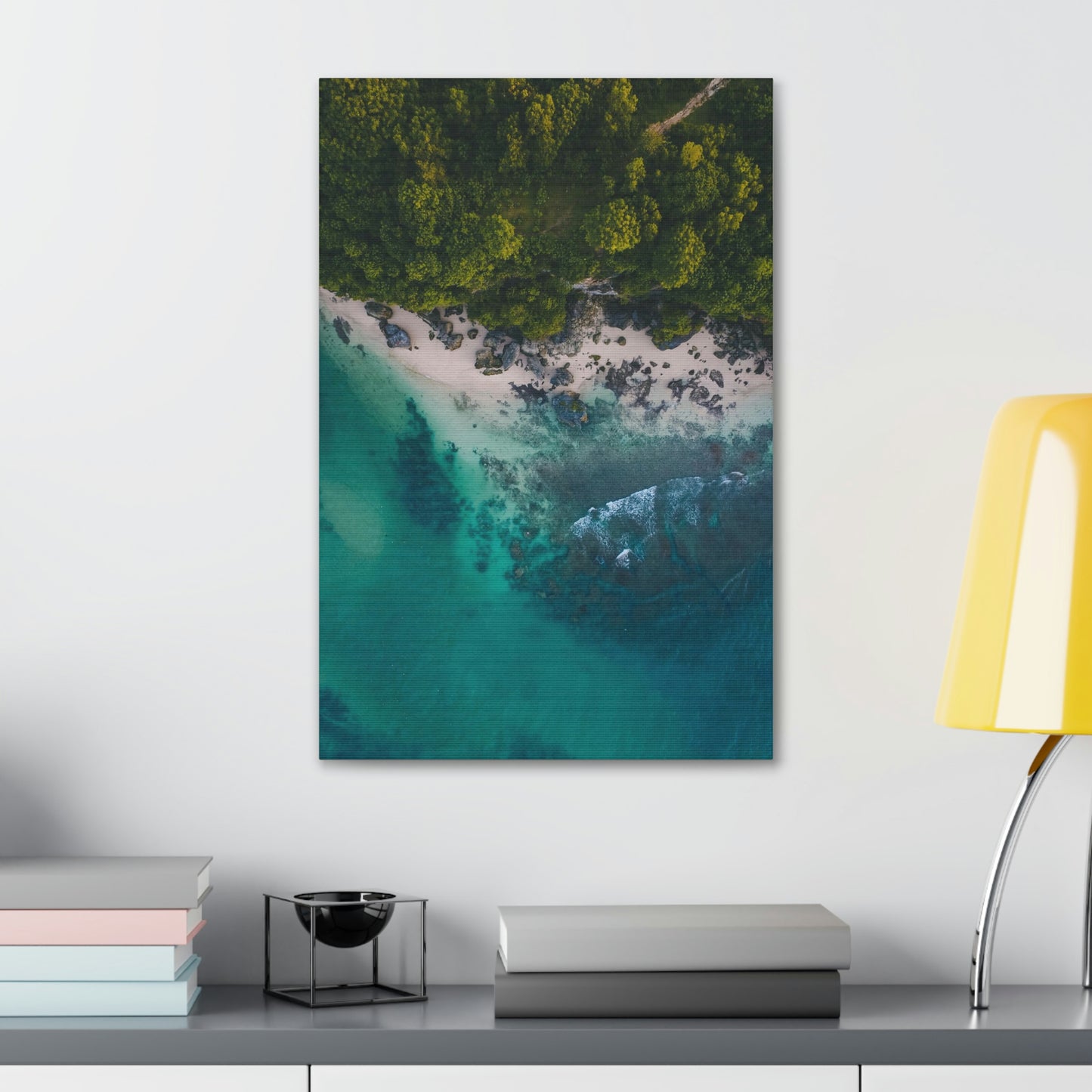 Ocean Waves - Polyester Canvas