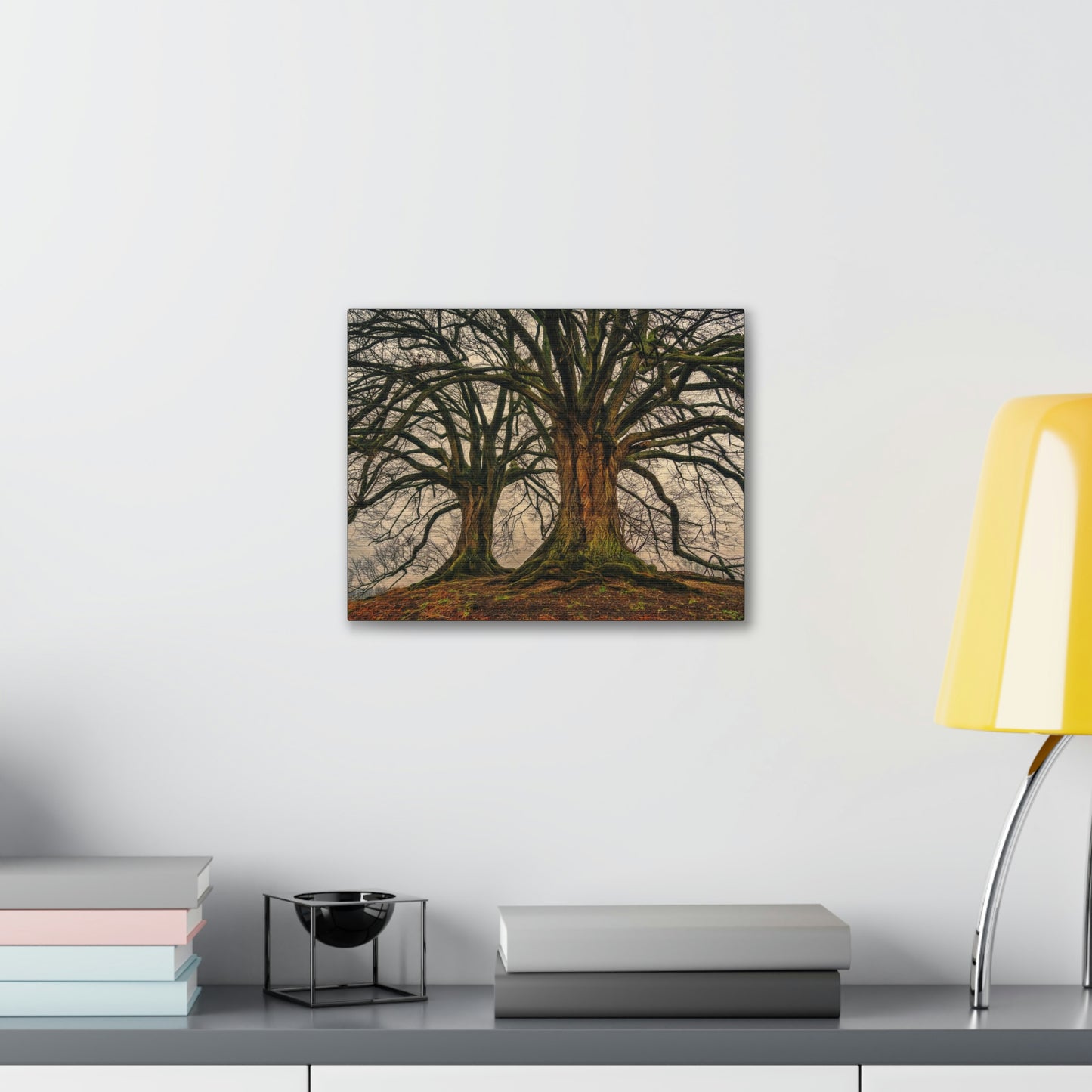 Dark Trees - Nature, Trees, Dark Canvas Gallery Wraps