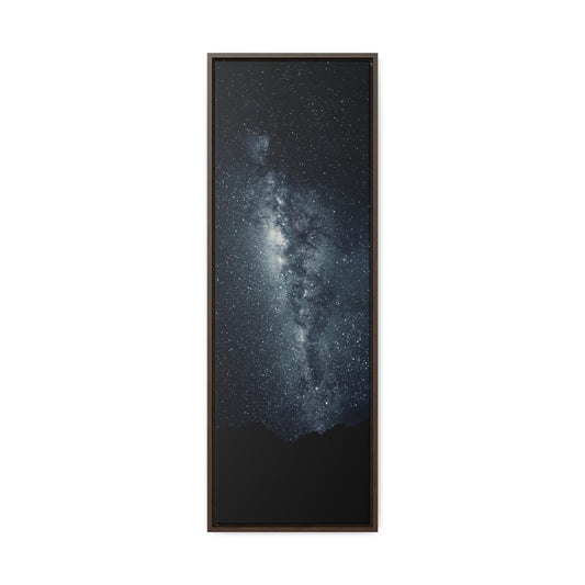 Star Scape, Stars, Space, Galaxy, Night sky - Gallery Canvas Wraps, Vertical Frame