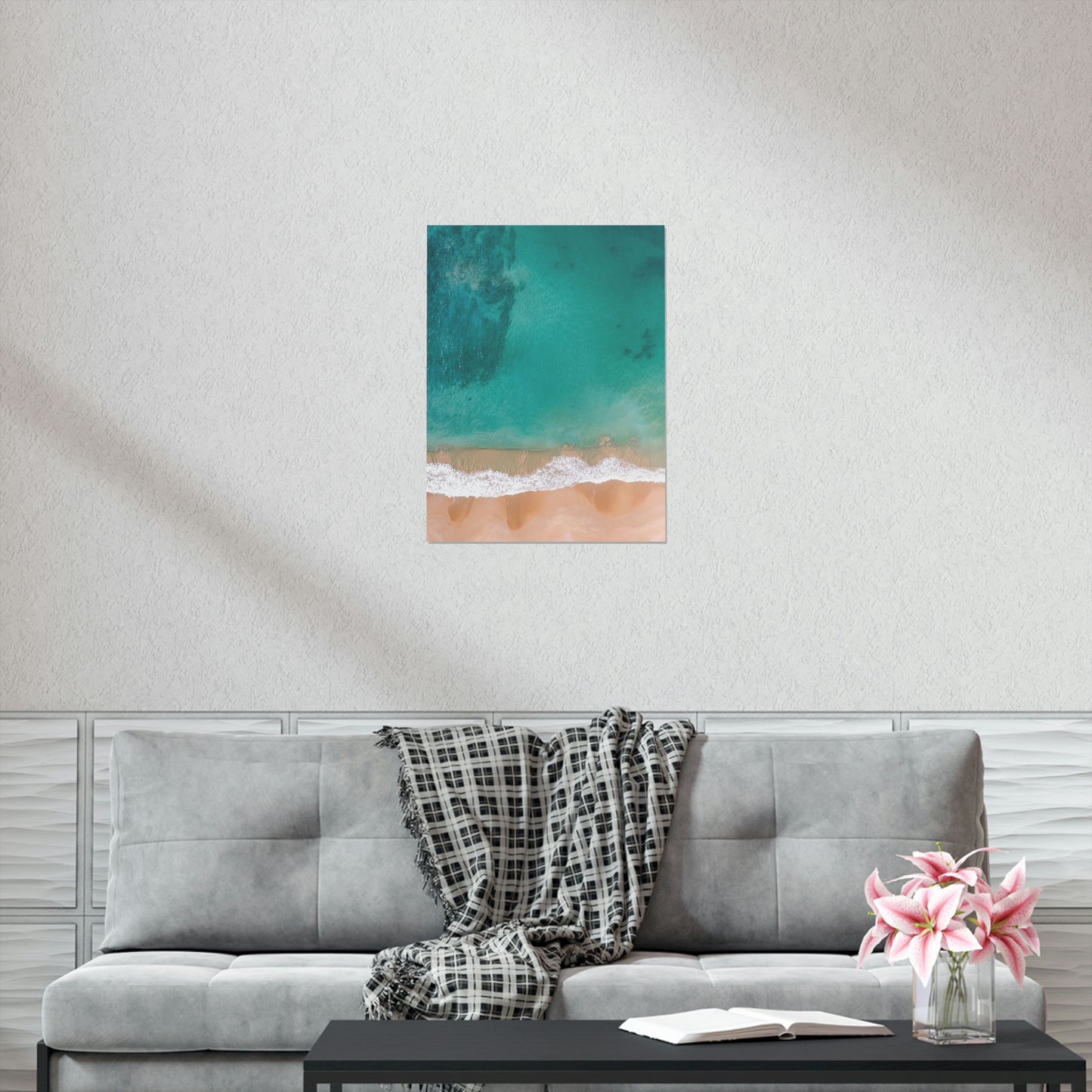 Beach Waves Matte Vertical Posters