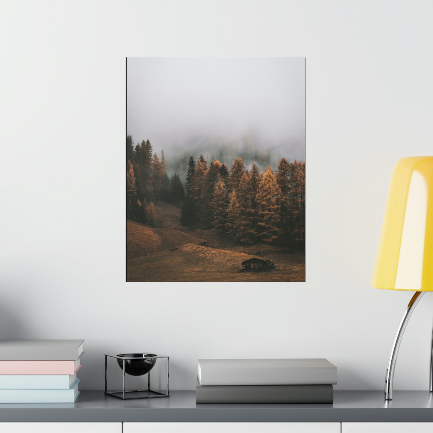 Smokey Mountains, Forest, Fog - Premium Matte Vertical Posters