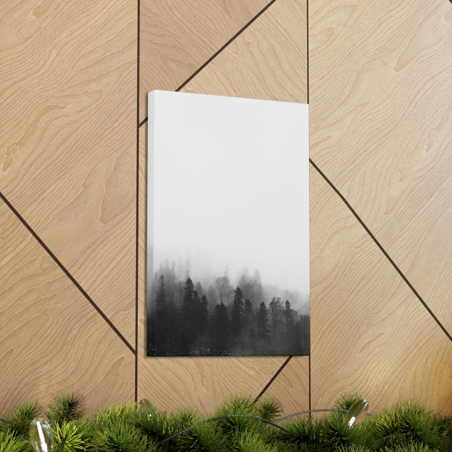 B&W Forest - Canvas Gallery Wraps