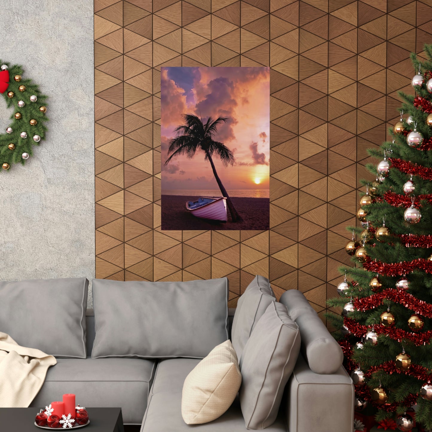Beach Sunset Premium Matte Vertical Posters