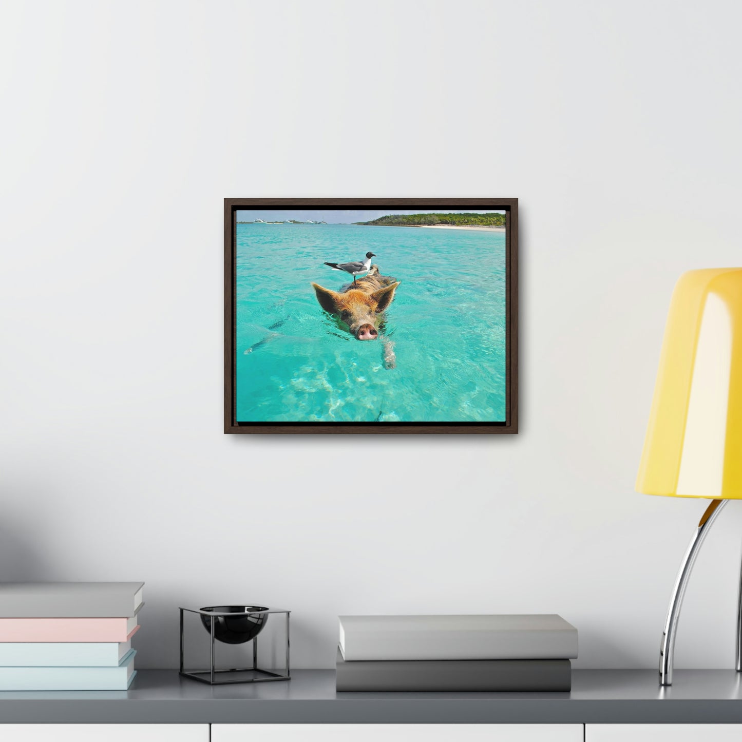 Ocean hog - Gallery Canvas Wraps, Horizontal Frame