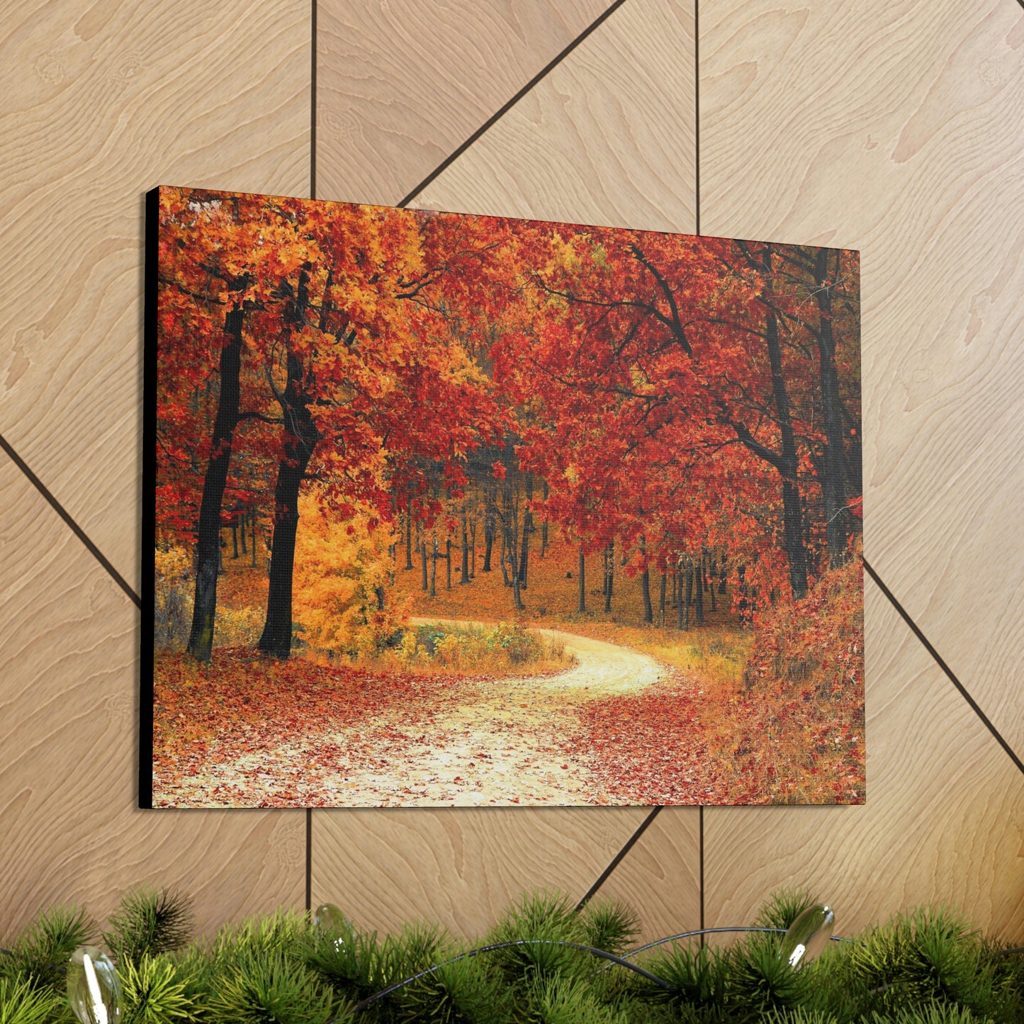 Fall Trail - Foliage forest - Canvas Gallery Wraps