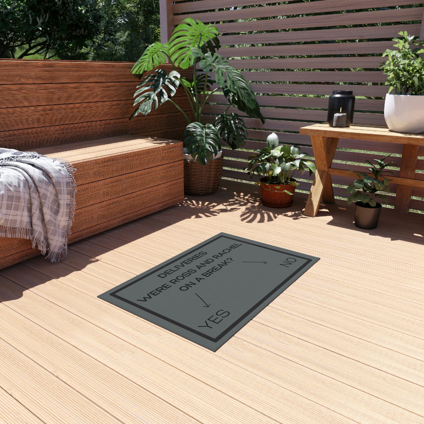On a Break - Outdoor Rug (Gray)