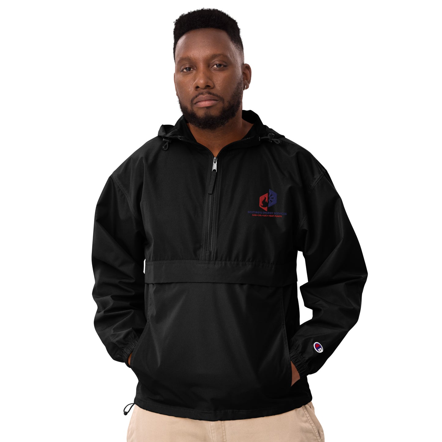 WES - Embroidered Champion Packable Jacket