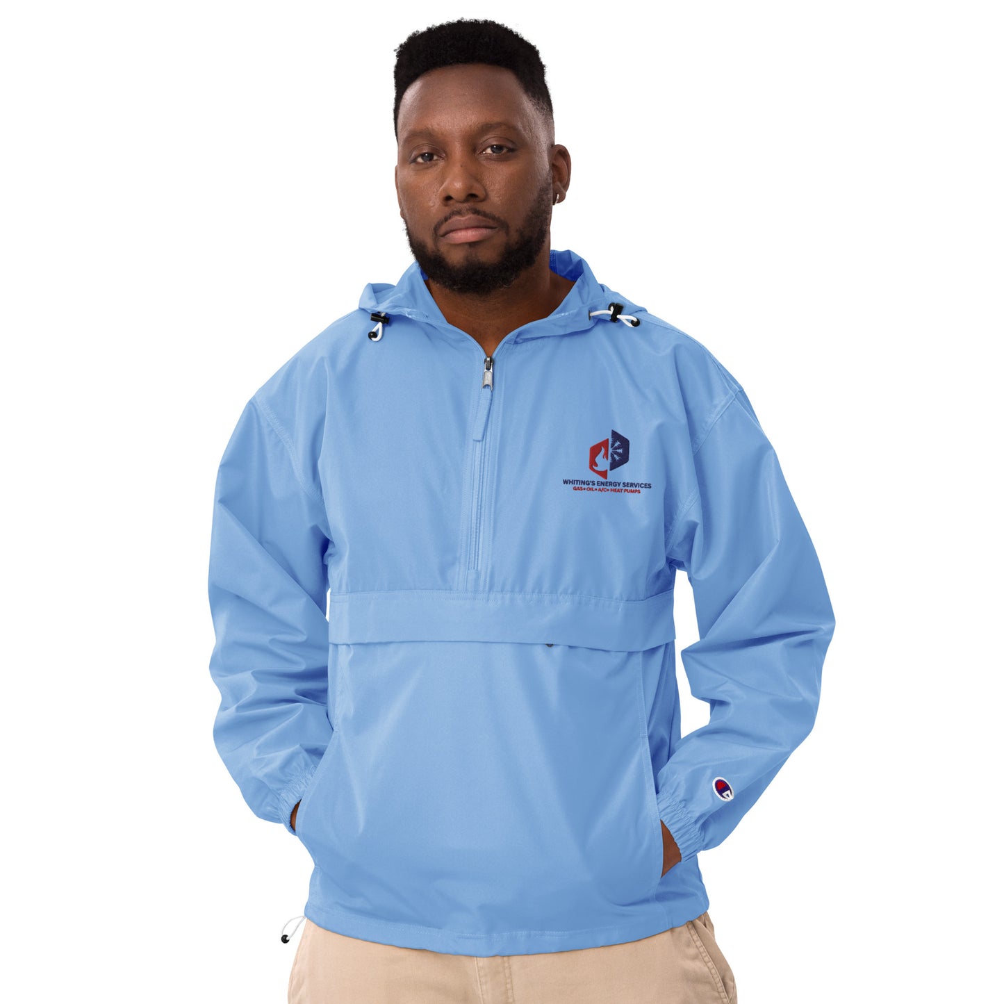 WES - Embroidered Champion Packable Jacket