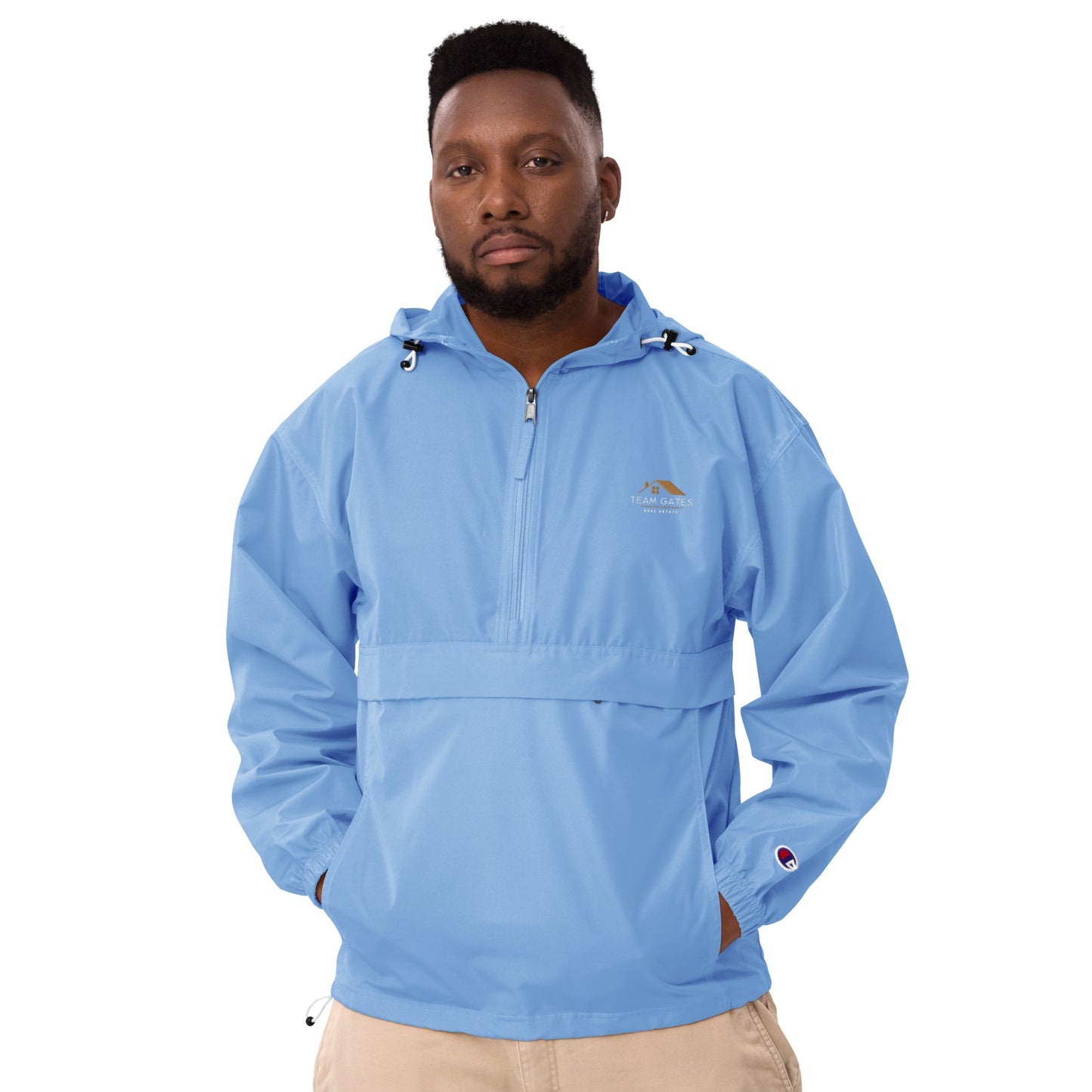 Team Gates - Embroidered Champion Packable Jacket