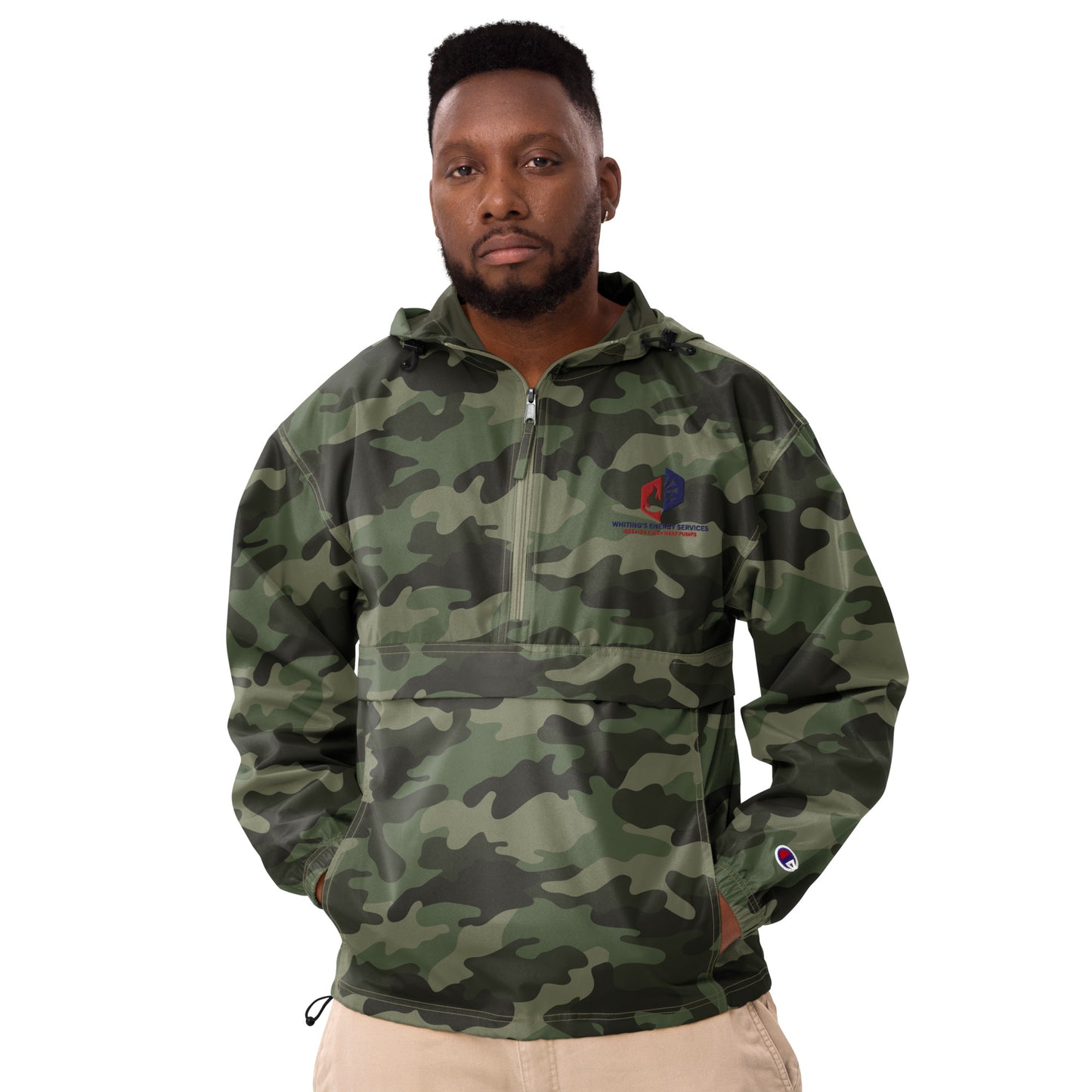 WES - Embroidered Champion Packable Jacket