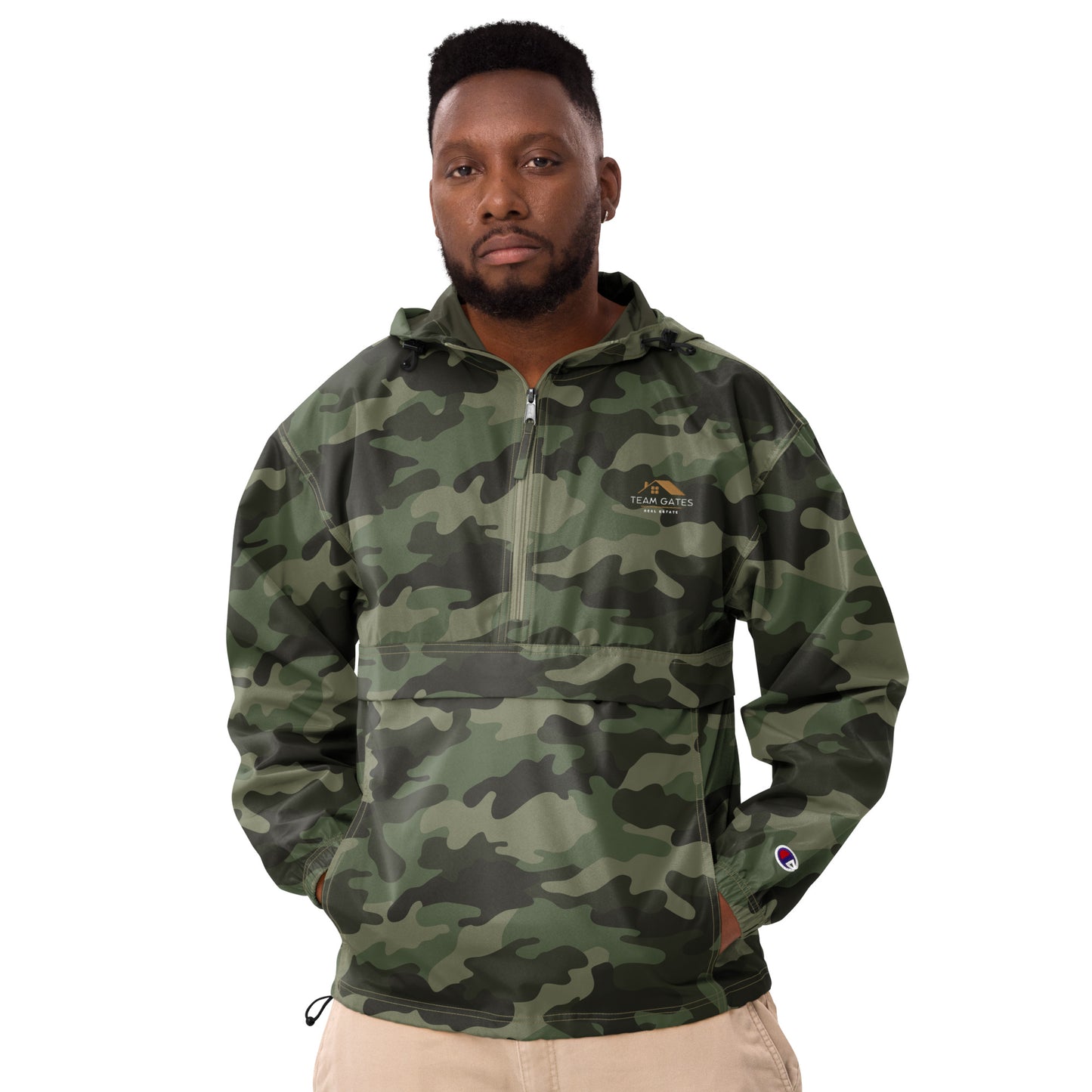 Team Gates - Embroidered Champion Packable Jacket