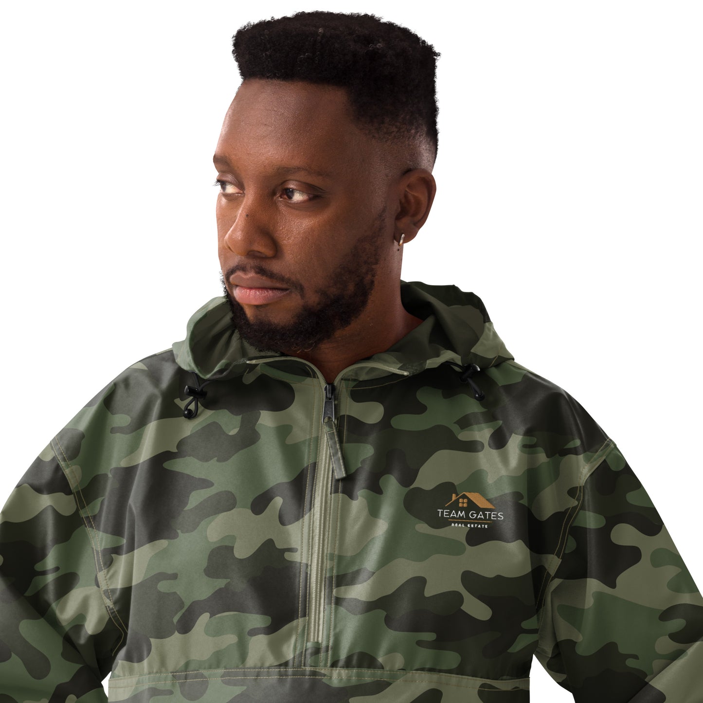 Team Gates - Embroidered Champion Packable Jacket