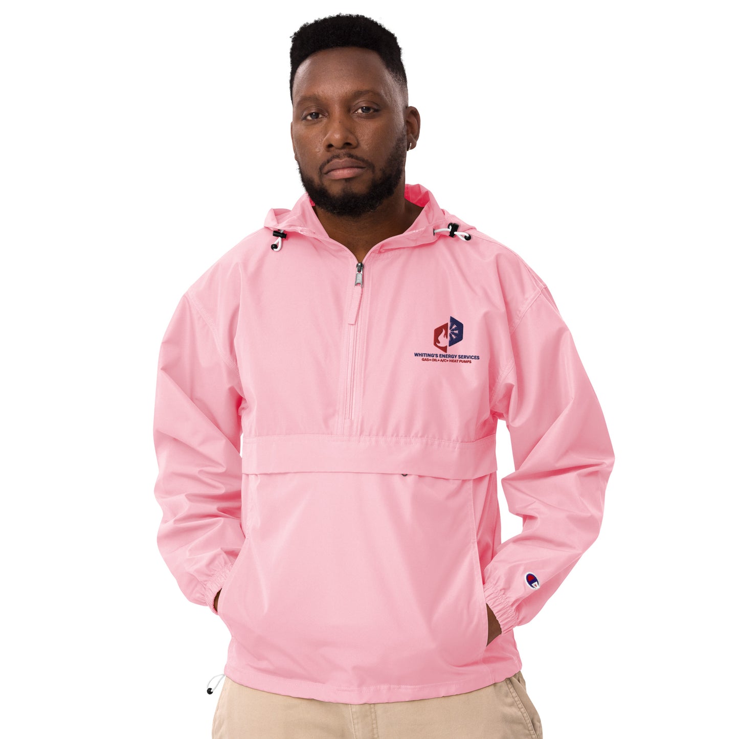 WES - Embroidered Champion Packable Jacket