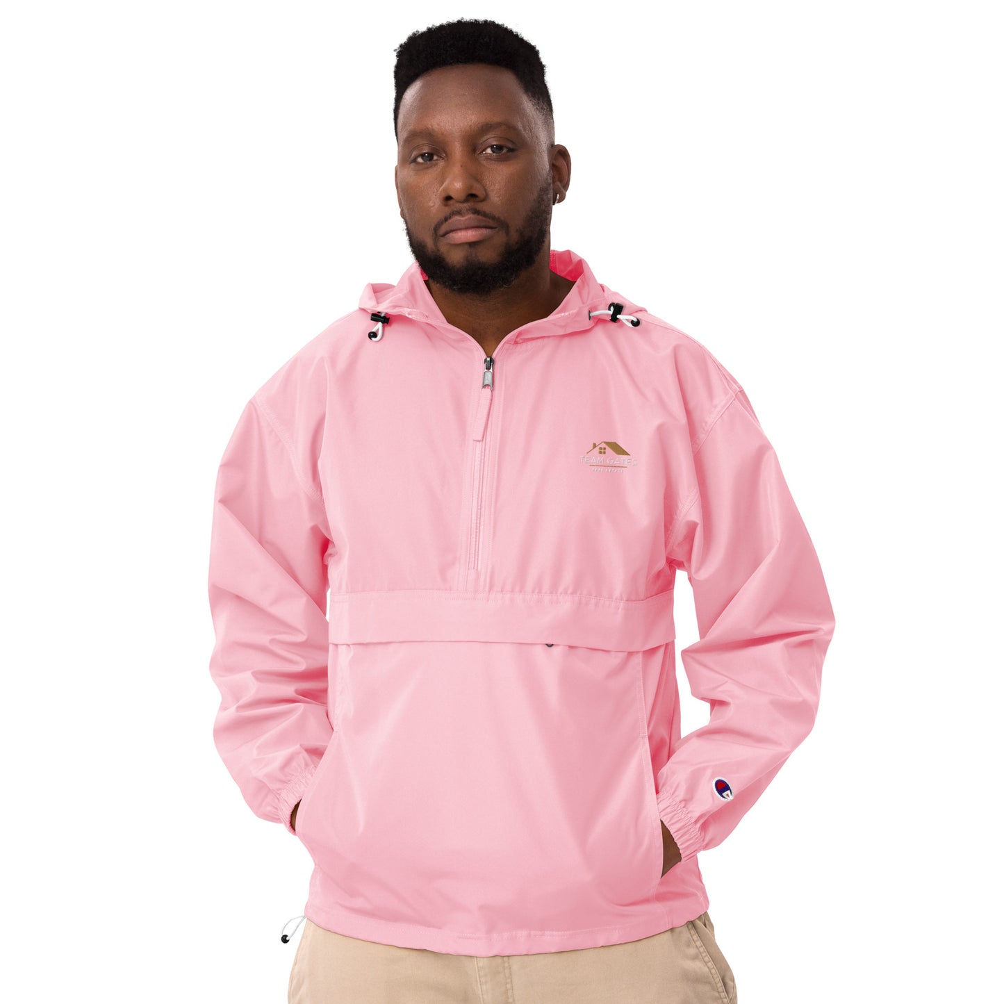 Team Gates - Embroidered Champion Packable Jacket