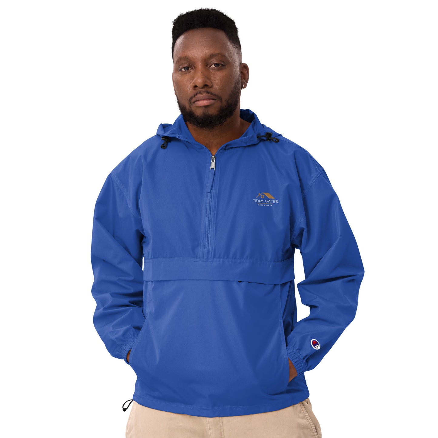Team Gates - Embroidered Champion Packable Jacket