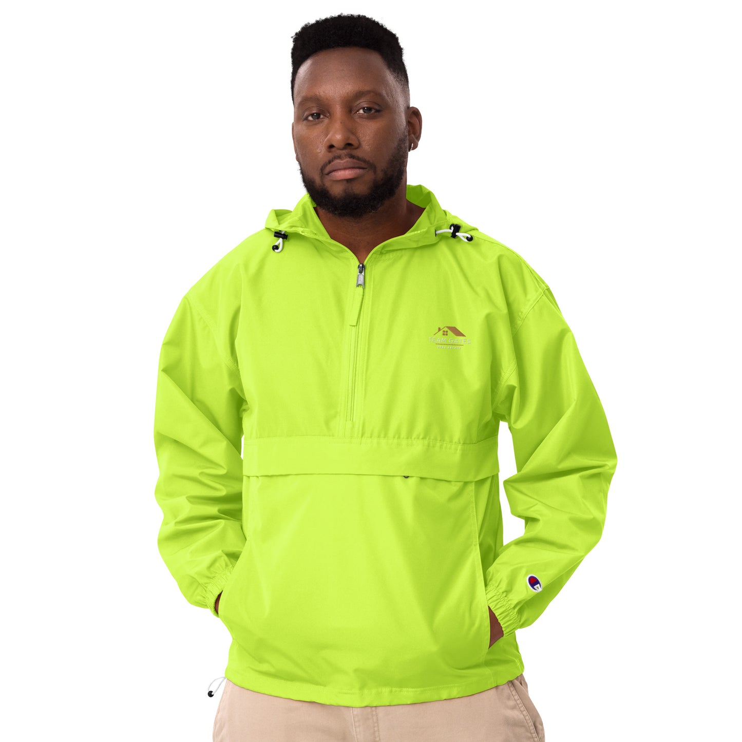 Team Gates - Embroidered Champion Packable Jacket