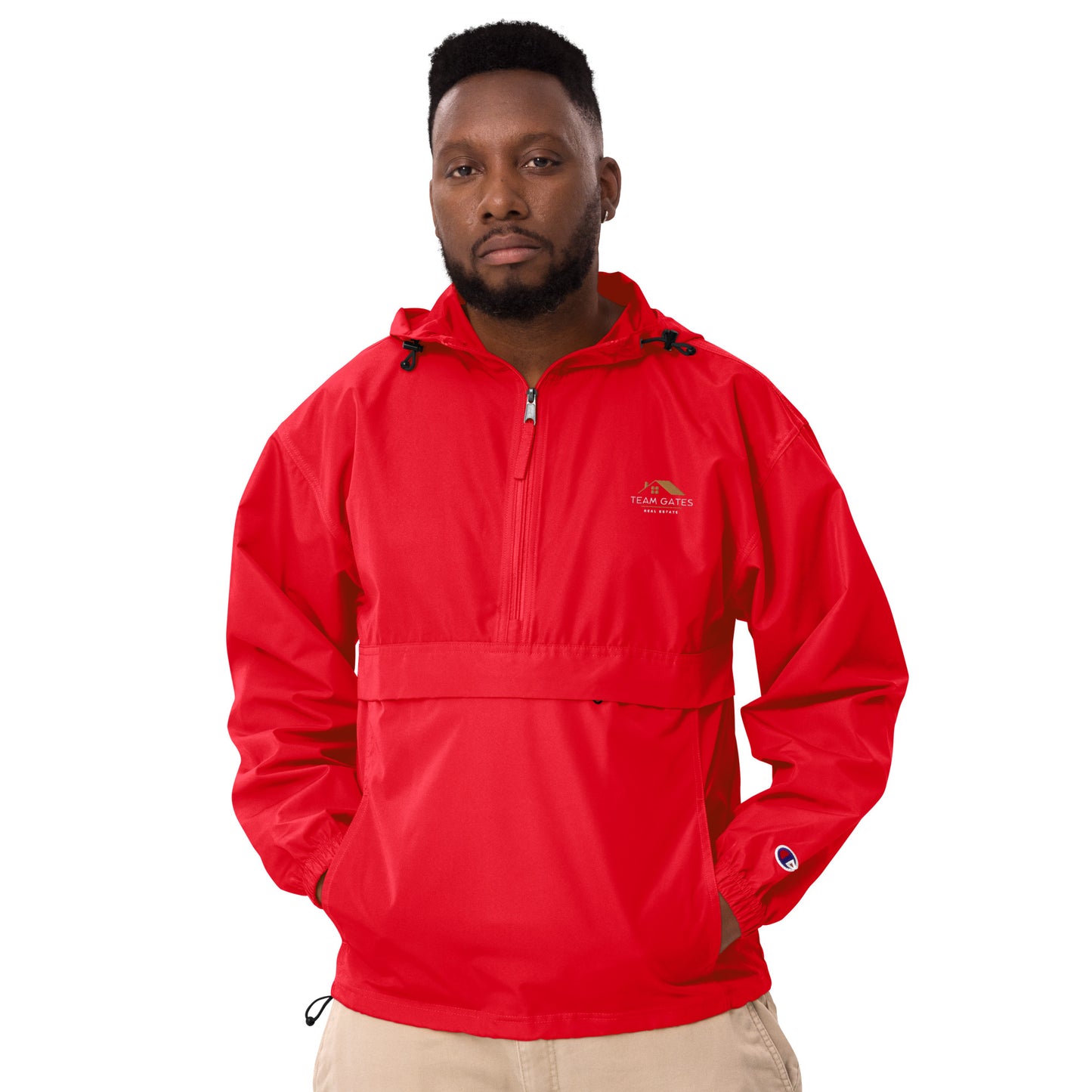Team Gates - Embroidered Champion Packable Jacket