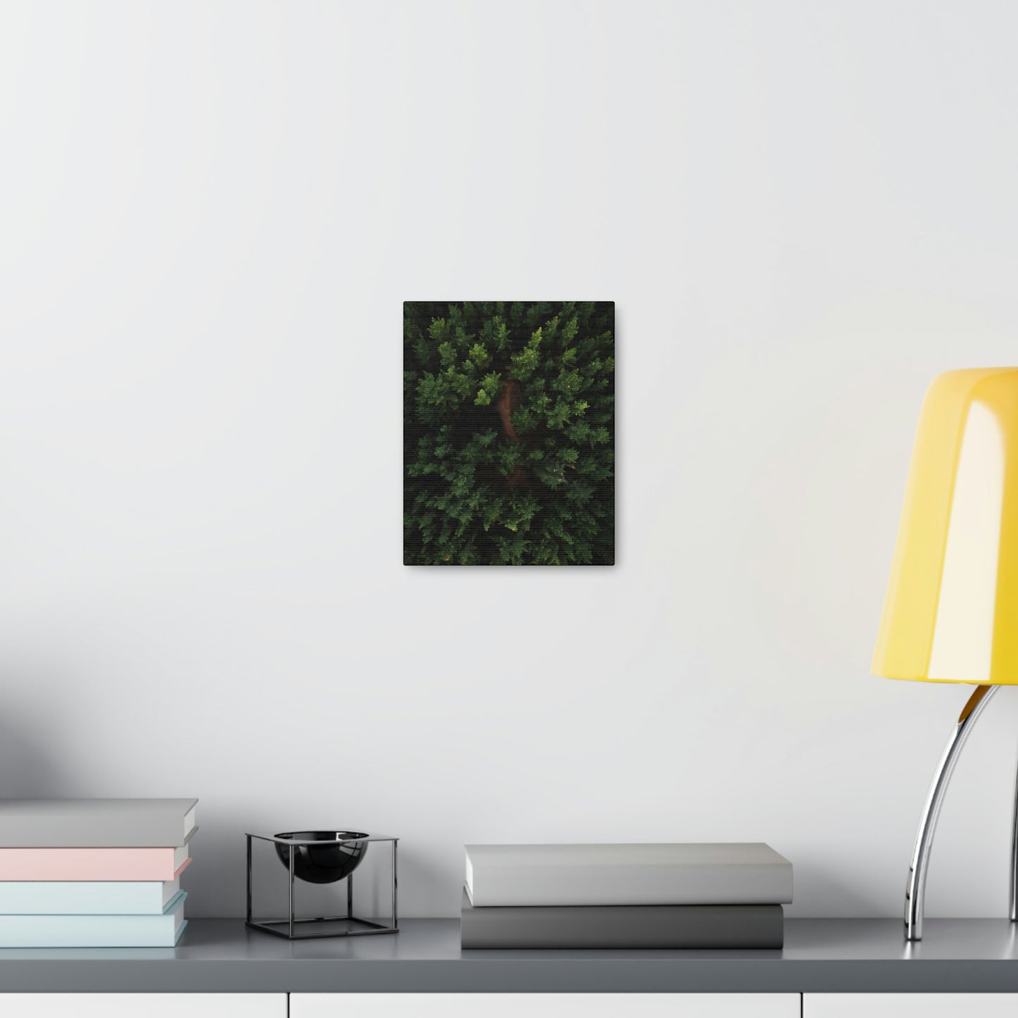 Forest eagle-view - Canvas Gallery Wraps